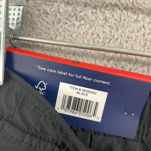 NEW Lands' End Mens M Black Swim Shorts With UPF 50 Quick Dry & Built-In Boxer - Picture 8 of 10